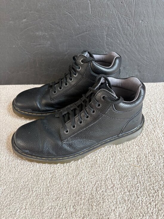 Dr Martens Men\'s Chukka Mid Shoes Boots Size 12 Black Leather AW004 main image 4